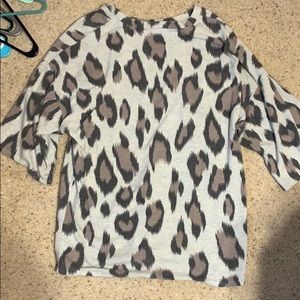 Super soft leopard tunic